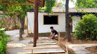 Old House Renovation Ep 57, the gazebo roof and wooden floors were done in the last few days.