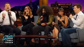 Beatboxing w/ Sean Hayes, Lily James, Rashida Jones & Reggie Watts