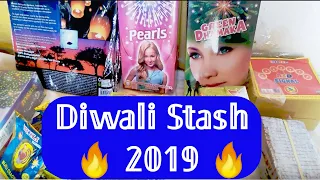 Diwali Firecrackers Stash 2019 Worth RS 2000. ||Diwali stash 2019/Firecrackers stash 2019