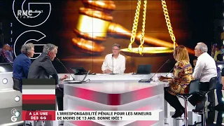 Irresponsabilité pénale pour les moins de 13 ans, bonne idée ? - Les Grandes Gueules de RMC