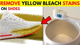 Best Way to Remove Yellow Bleach Stains from White Shoes