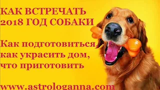 Собака -2018! КАК ВСТРЕЧАТЬ НОВЫЙ 2018 ГОД СОБАКИ. Советы астролога. Гороскоп на 2018 год