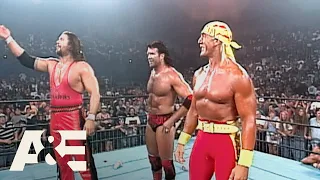 WWE Legends: Hulk Hogan Turns Heel and Joins nWo | A&E