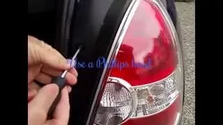 Changing the Back lights of my Hyundai Accent 2007