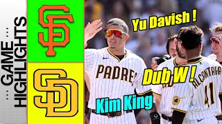 San Diego Padres  vs San Francisco Giants Highlights [TODAY] | MLB Highlights