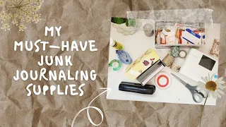 Must-have junk journal supplies | what you need to get started