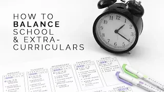 how to balance school & extracurriculars ⏳ a time-management guide