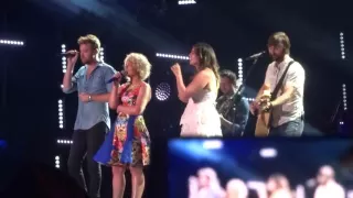 Cam and Lady Antebellum sing "Burning House" live at CMA Fest