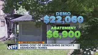 Why is it so costly to demolish Detroit's blighted homes?