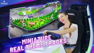 Top Racing Game！AR Racing: Miniature Real Theme Track, Get to race!