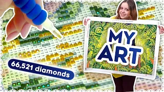 HUGE Diamond Painting in ONE WEEK