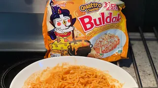 New SAMYANG BULDAK QUATTRO CHEESE- Noodle Review