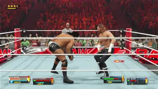 WWE 2K23 - RHODES-ZAYN VS MCINTYRE-NAKAMURA TAG TEAM MATCH