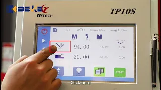 TP10S#cncpressbrake system operation for Y value changing