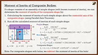 Engineering Mechanics: Statics Theory | Moment of Inertia (Composite Body)