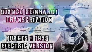 Nuages - Django Reinhardt - Electric version 1953 - Jazz guitar transcriptions