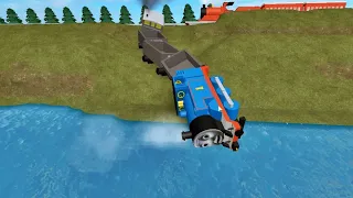 THOMAS AND FRIENDS Crashes Surprises Compilation Thomas Falls into the water Accidents will Happen
