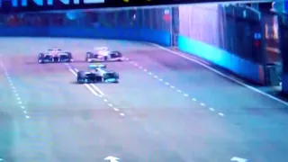 Авария Шумахера гран при Сингапура 2011 Формула 1