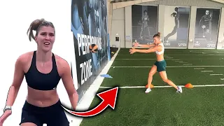 Beatriz Haddad Maia's Tennis Gym Workout for Strength 💨