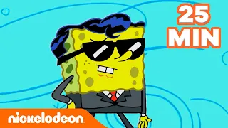 SpongeBob | 25 minuten van SpongeBobs coolste momenten! | Nickelodeon Nederlands