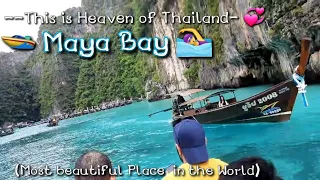 This is Heaven of Thailand - Maya Bay (The Most beautiful Place in the World)  Koh Phi Phi 2022