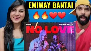 EMIWAY X LOKA - NO LOVE (PROD. AAKASH) (OFFICIAL MUSIC VIDEO) | Emiway No lobe Reaction