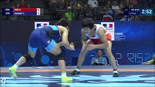 1/2 WW - 48 kg: Y. SUSAKI (JPN) df. S. KIM (PRK) by VPO1, 5-2