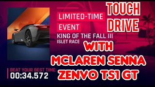[Touchdrive] Asphalt 9 - KING OF THE FALL 3 - ISLET RACE w/ McLAREN SENNA & ZENVO TS1 GT ANNIVERSARY