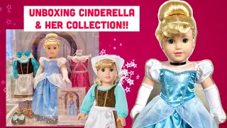 Unboxing Opening Review: American Girl x Disney Princess Cinderella and Her Outfits AG Collab