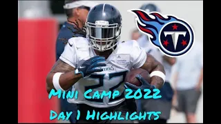 Return of Derrick Henry Tennessee Titans Mini Camp Highlights 2022