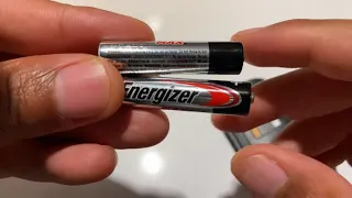 Energizer Max AAA Battery installation in ASMR