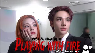 [ENGSUB] Yeji & Hyunjin " Playing with fire" Behind the scenes