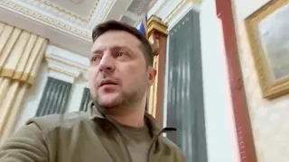 Zelenskyy says he is 'staying in Kyiv' in new video message