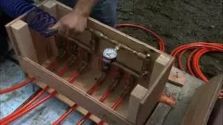 Radiant heating in a concrete slab. Let us show you how easy it can be to  install radiant heat!