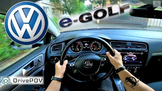 VW e-Golf Facelift 38.5kWh 2017 | 136HP-290NM | POV TEST DRIVE, POV ACCELERATION, REVIEW | #DrivePOV