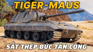 Tiger-Maus: Siêu tăng hạng nặng 120 tấn của Đức | World of Tanks