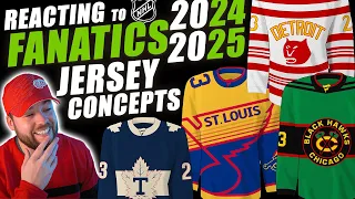 NHL Fanatics 2024-2025 Hockey Jersey Concepts!