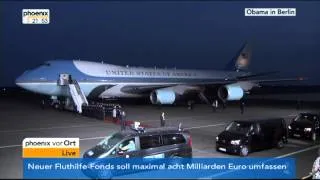 Abflug des US-Präsidenten - VOR ORT vom 19.06.2013