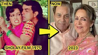 Sholay ( 1975 - 2022 ) Movie Cast Then and now SHOLAY MOVIE 2022