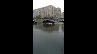 Авария на проспекте Победы Киев 10.10.2016г.