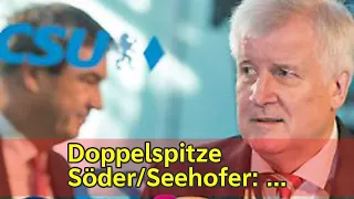 Doppelspitze Söder/Seehofer: CSU-Machtkampf beendet: "Eine Partei der Verlierer"