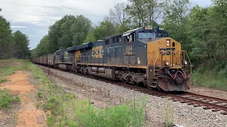 CSX N319-17 Coal Loads heads down the Eastover Sub out of Columbia, SC
