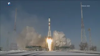 Запуск РН "Союз-2.1а" с ТГК "Прогресс МС-22"