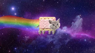 Nyan Cat but is RTX and 8K UHD