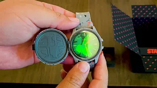 STAPLE x Fossil Limited Edition Automatic Pigeon Grey Silicone Watch LE1144 Sun Dial Unboxing [8K]