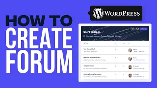 How To Create A Forum Using WordPress (2024) Tutorial For Beginners