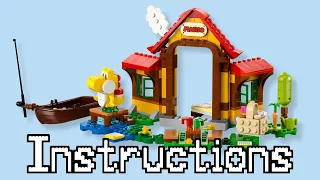 LEGO Mario: Picnic at Mario's House Instructions! 71422