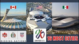 UNITED 2026 North America World Cup | Stadiums and 16 Host Cities