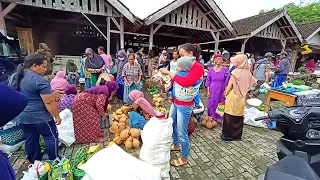 LUAR BIASA!!! rame banget satu-satunya pasar tradisional di desa Kalitengah Panggungrejo Blitar