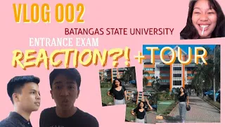 BSU ENTRANCE EXAM REACTION + TOUR ft wt. beshies